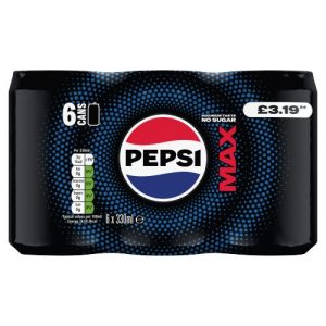 Pepsi Max Multi 6 x 330ML