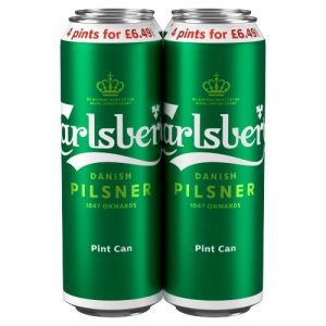 Carlsberg Danish Pilsner 4 x 568ml