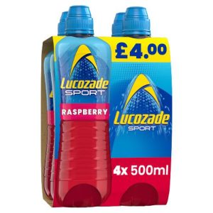 Lucozade Sport Raspberry Multipack 4 x 500ML