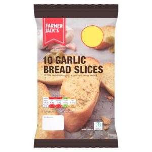 farmer jacks garlic bread slices 260g