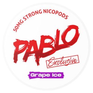Pablo Exclusive 50MG Strong Nicotine Pouches Grape Ice