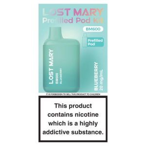 Lost Mary 600 Puff Pre Filled Vape Blueberry