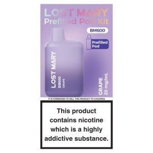 Lost Mary 600 Puff Pre Filled Vape Grape