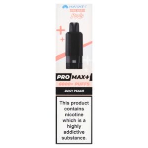 Hayati Pro Max 6000 Puff Vape Pods JUICY PEACH