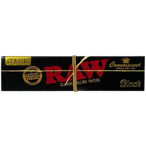 RAW BLACK Classic Papers Kingsize Slim With Tips